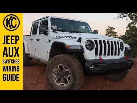Jeep JL & Gladiator JT aux switch wiring made easy with KC HiLiTES®