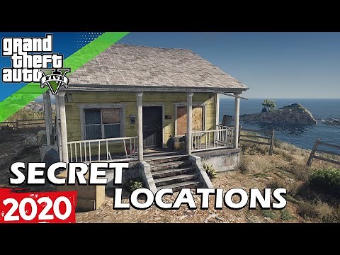 GTA 5 - SECRET LOCATIONS (Hidden Cabins, Caves, Secret Maze)