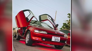 Check out this rare 1991 Toyota Sera from Japan