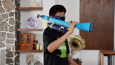 Soaoo Gun Rack with Storage Wood Gun Storage Display Rack Solid Pine Standing Gun Storage Rack Standing Rifle Rack Shotgun Storage Display Rack