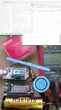 DRAGONTEST Heltec esp32 Lora GoogleSheets batería 18650#esp32 #esp32project #heltec
