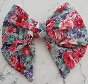 Barrette à barrettes pour cheveux, accessoire tendance en coton Liberty recyclé, cravate pour elle, barrette marin - Etsy France