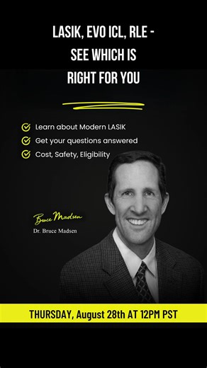 Tired of glasses and contacts? Join our Free Webinar to learn more about your options to get rid of glasses and contacts for good! 🤓 📅 Thursday, August 28th ⏰ 12:30 pm PST At this event, you will: - Learn about LASIK, RLE, EVO ICL and more. - Understand pricing and flexible financing options - Ask an expert surgeon any questions you have. Spots are limited and filling up fast so tap 'Learn more' to claim your seat! | NVISION Eye Centers