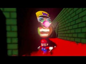 Giant Head Wario chasing Mario | Dreams Ps4