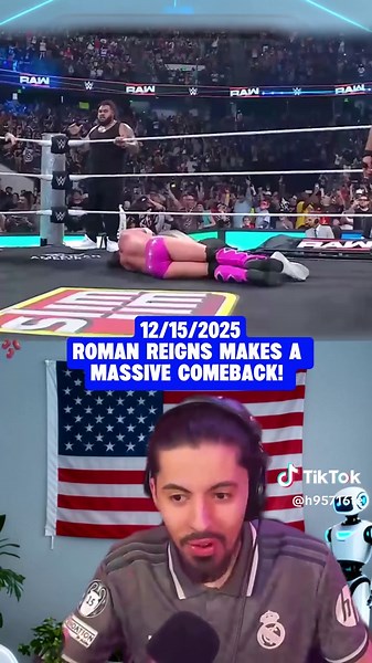 ROMAN REIGNS MAKES A MASSIVE COMEBACK! THE ARENA ERUPTS AS HE RETURNS TO RAW #breakingnews #comeback #trending #RomanReigns #WWE #prowrestling #fyp #viral #UnitedStates #tribalchief #otc #zaokijii11 #wwefan #react #USA #zaokiji #wrestling #wweraw #wwefrance #wwefr