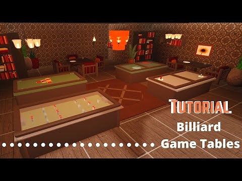 Bloxburg: Billiard Game Tables - Tutorial