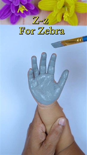 Z for Zebra 🦓 | Creative Handprint Art Idea for Kids | Alphabet Learning Activity