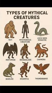 Top Mythical Creatures Caught on Camera 🐉🔥 | Part 6 #yeti #skinwalker #lochnessmonster