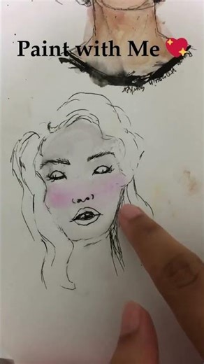 Paint with Me 💖 #art #youngartist #foryou #watercolor #fingerpaint #painting #artist #4upage