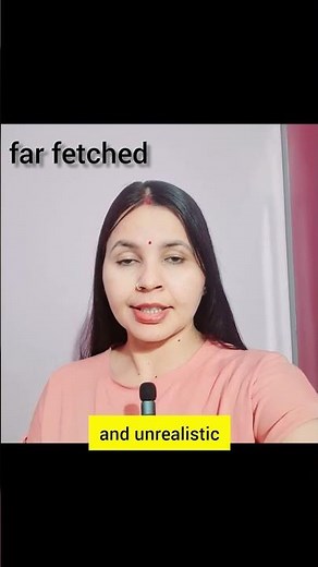 Learn with celebrate # far fetched #speakconfidentenglish #englishconversation #shortvideo