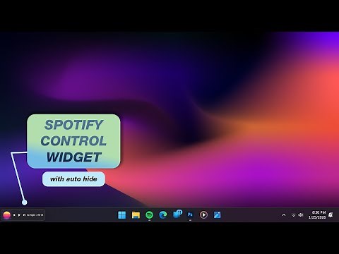 How to Install a Media Control Widget on the Windows 11 Taskbar!