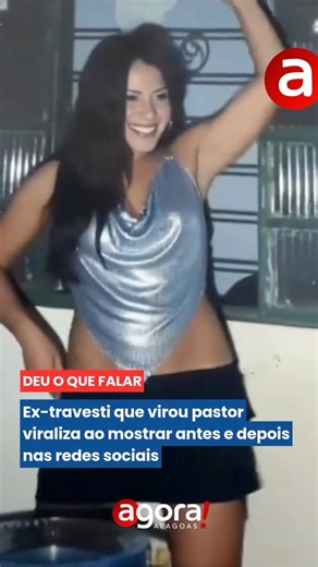 Agora Alagoas on Instagram: "📍O pastor Cleiton Lima, que se apresenta como “ex-travesti”, viralizou nas redes sociais ao publicar fotos mostrando sua transformação antes de entrar para a igreja e sua atual vida como líder religioso. No vídeo compartilhado no Instagram, ele exibe imagens do passado ao lado de registros recentes de sua atuação como pastor, afirmando que sua mudança é um “testemunho vivo do poder do Evangelho”. Cleiton também se refere a outras fases de sua vida, como superação de