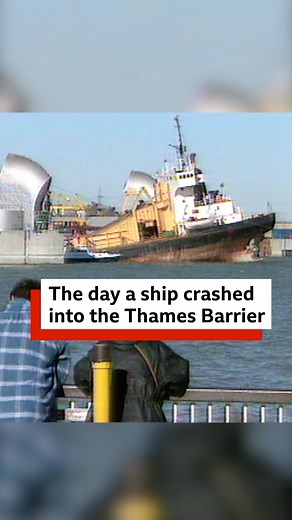 Forty years ago today, the Thames Barrier was officially opened. It was designed to protect London from flooding until 2030. It’s now expected to function until 2070. One notable incident in the barrier's history was when a 3,000-tonne dredger crashed into it on a foggy morning in October 1997. According to a report, the dredger hit one of the barrier’s concrete piers, causing extensive damage to the vessel and superficial damage to the barrier. The master of the dredger was found to have failed