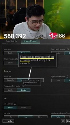 Throwable Gyro Aiming Setting?! (NEW)