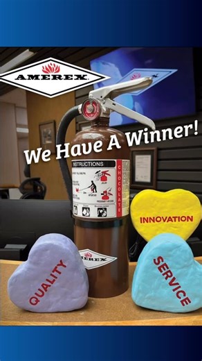 Congratulations to Gary Spangler, our Valentine’s Day Safety Giveaway winner! His dedication to protecting Hershey’s made him the perfect match for our chocolate extinguisher. 🍫🧯 Gary summed it up best: “You can’t beat the sweetest place on earth.” Thank you to everyone who shared safety tips and tagged your fire-safety Valentines. We loved seeing the community show up for safety this Valentine’s Day. | Amerex Corporation