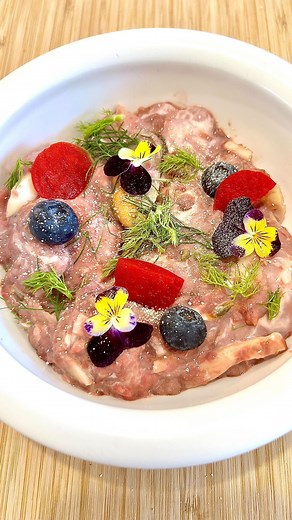 Chefs & Dogs | Dog Recipes by Dan & Court | raw is back on the menu 👨‍🍳 First DIY meal in nearly 5 weeks! Fed some kibble while moving (no fridge), but oh boy, the aftermath wasn’t... | Instagram