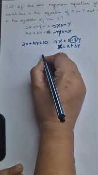 Regression Equation | Regression Analysis | 11th, 12th, BCom, MCom, BBA, MBA & CA Students