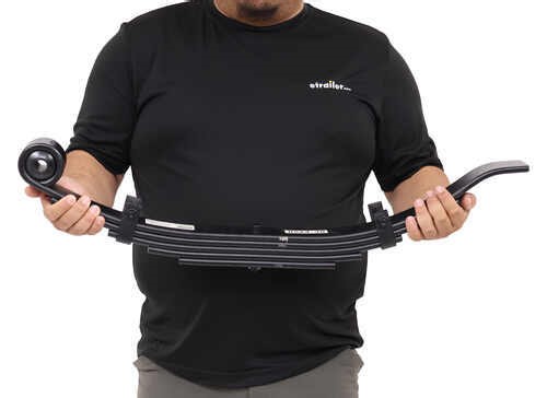 5-Leaf Slipper Spring w/ Radius End for 10,000-lb Trailer Axles - 30-1/2" Long etrailer Trailer Leaf