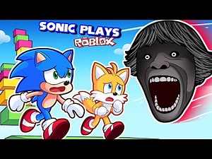 🦔 EVADE CREEPY 67 TOWER! [2 PLAYER OBBY] | Sonic Plays Roblox 67 Scary Troll Slap Tower