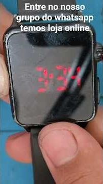 How to set the date and time on this LED clock? #horadahorarelogios #relogiotop #relogios #viral