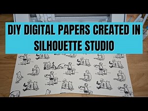 How to Create Custom Digital Papers in Silhouette Studio | Easy Tutorial