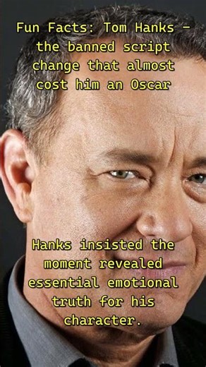 Tom Hanks’ banned monologue the studio tried to hide finally exposed #shorts