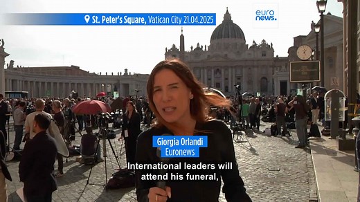 Pope's body to be moved to St Peter's Basilica on Wednesday, countries declare days of mourning