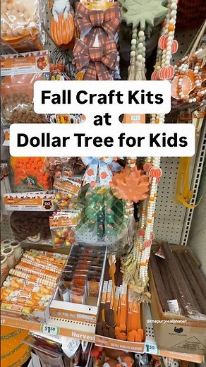 Fall Craft kits at Dollar Tree
