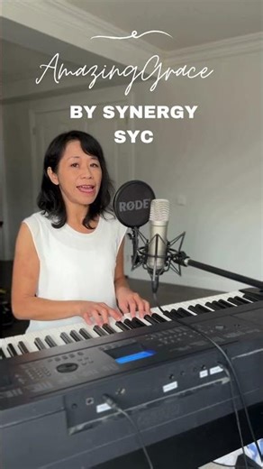 "Amazing Grace" - With Piano & layered harmonies. Link to full song in description