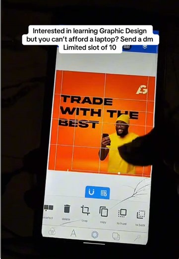 Are you interested in graphic design? But you don’t have a laptop? Don’t panic Learn how to design from the scratch using your android device Price : 10,000naira Limited slot for 10 people only Requirements: A functioning android device with space and access to the internet Send a dm if you want a private class #graphicdesignclass #fyp