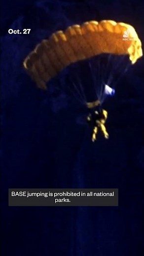 BASE jumping is on the rise at Yosemite due to a lack of park rangers during government shutdown