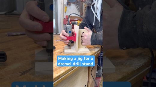 Jig for a Dremel tool to move around on a work piece #diy #tools #woodworking