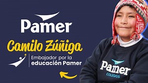 ¡Líderes que impactan!🔝 En Colegios Pamer salimos en la búsqueda de nuestros "Embajadores por la educación". Jóvenes estudiantes 👨‍🎓de diversas partes del Perú 🇵🇪 que inspiren y nos ayuden a impulsar la educación y el talento de más peruanos. En este video te presentamos a Camilo Zúñiga, nuestro primer Embajador por la educación. Prepárate porque tu también puedes ser uno de ellos 🤩🙌 | PAMER COLEGIOS