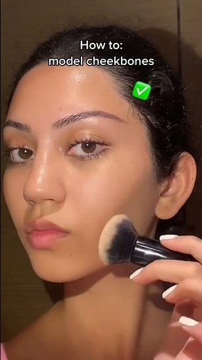 How to Model cheekbones by @sarahssuperspa #bellahadid #hudabeauty #shorts #viral #makeuphack