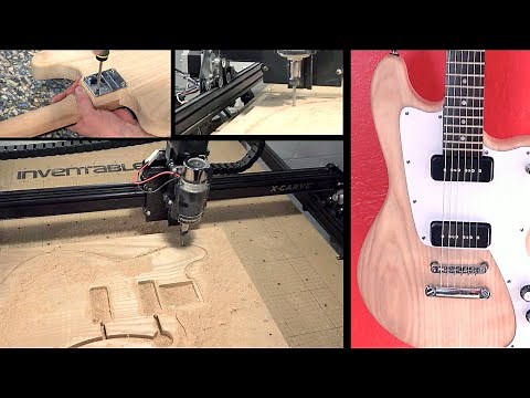 How to make a guitar body from scratch using the X-Carve 3D Carving CNC machine