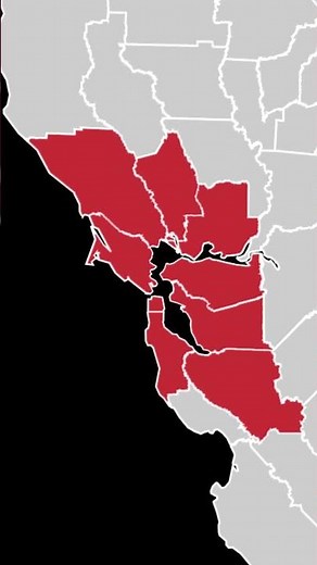What is the Bay Area? #geography #map #california #sanfrancisco #bayarea