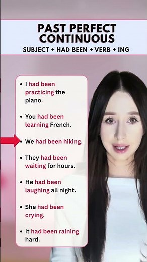 How to use: Past Perfect Continuous Tense in ENGLISH #grammar #verbsinenglish #learnenglishonline