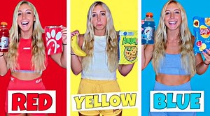 24-Hour Food Challenge – Eating Only One Color All Day!