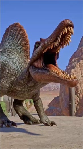 JP3 Spinosaurus Vs Lego T.Rex (Big Eatie) | Jurassic World Evolution 2