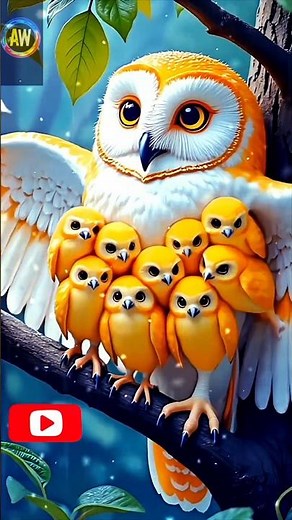 Cute Baby Owls 🦉 | Adorable Nature Short 😍 #shorts #nature #tranding #birds