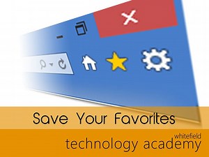 How to Save your Favorites