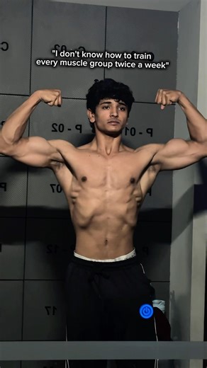 Train Every Muscle Twice a Week 💪🔥 (Simple Split That Works)