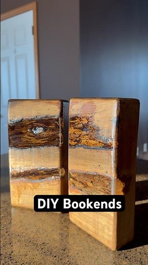 How to make wooden bookends