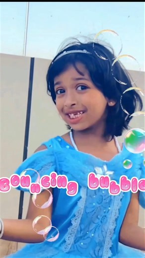 Bouncing bubble experiment 🫧#kidsvideo #scienceexperiment