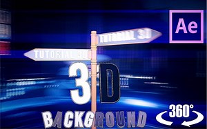 【AMV/AE教程】3D背景