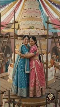 50 फ़ीट का विशाल केक बना दिया बहनों ने! 🎂 दस फ़ुट का अंडा, ताऊ की देखरेख में गाँव की सबसे बड़ी दावत!