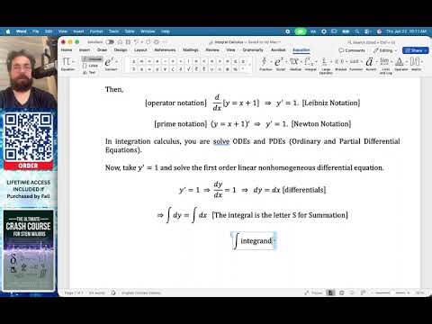 Before Starting Integral Calculus - This is what you should know about notation