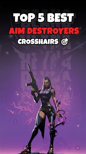 TOP 5 AIM DESTROYER 😂 Crosshairs in VALORANT #valorant #valorantshortslive #gaming #ytshorts