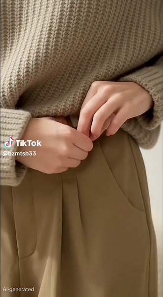 These woven pants feel like wearing luxury but perform like my favourite joggers! The colourblock waistband adds that perfect designer touch to basic outfits ✨ #SmartCasual #WomensPants #ElevatedBasics#fyp#foryoupage❤️❤️