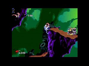'Earthworm Jim' Game Capture from Evercade (Interplay Collection 1 Cartridge)